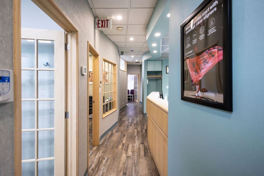 Clinic hallway