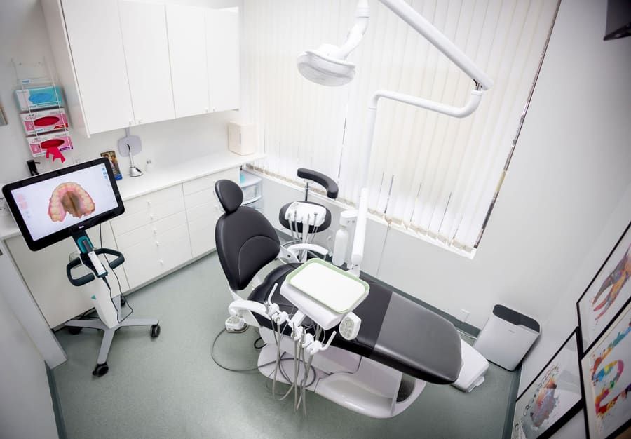 Modern dental suite